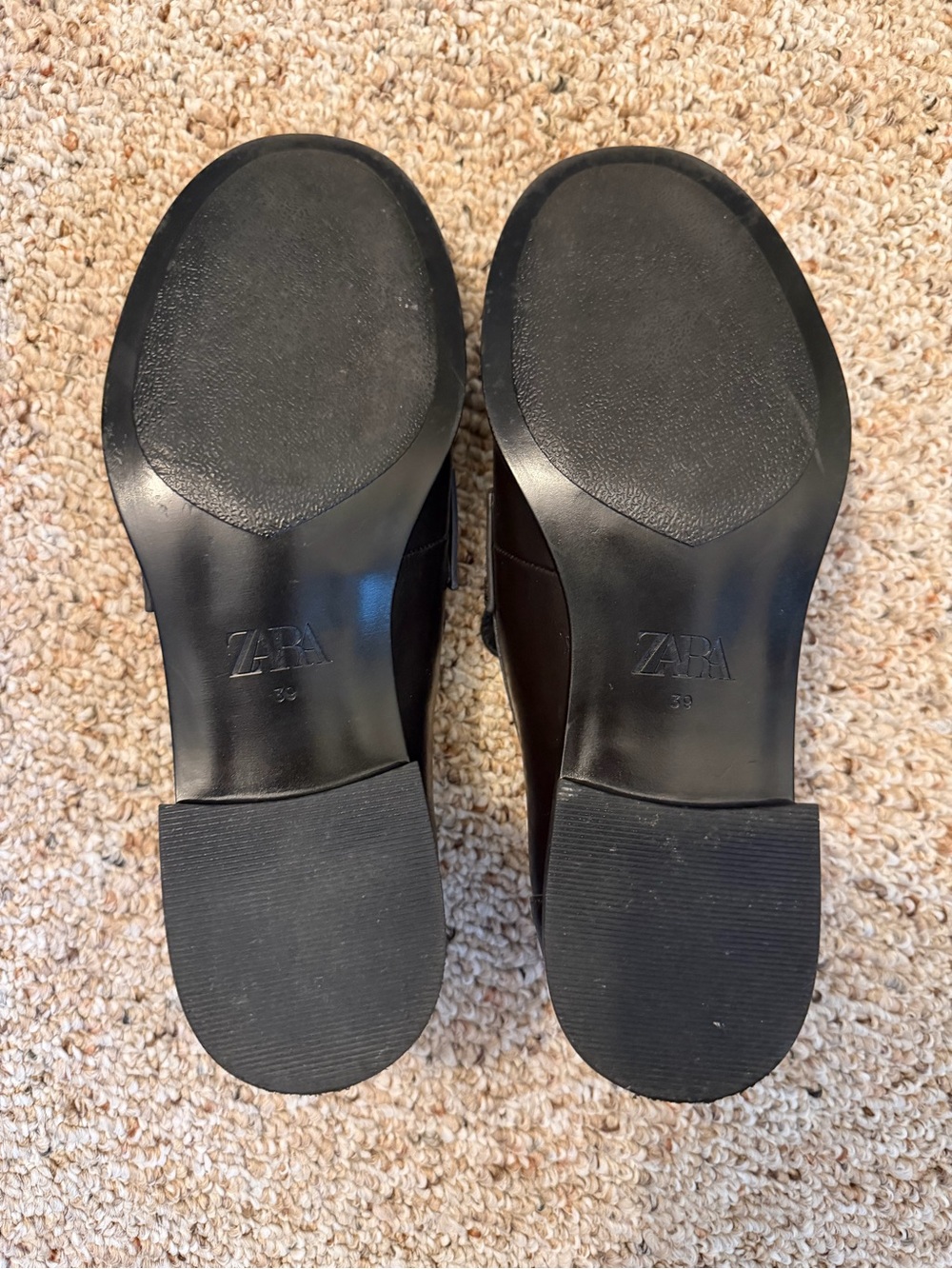 Zara Dark Brown Classic Penny Loafers - Picture 3 of 3